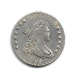 USA Draped Bust Heraldic Eagle HALF DIMES Coin 1797 - Replica Muzeu, Europa, Cupru-Nichel