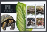 Guyana - REPTILE din AMERICA de SUD - BL - MNH, Nestampilat