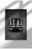 Poster p&acirc;nză ne&icirc;nrămat cu supermașină - Imprimare digitală - 2023 Huracan GT3 EVO-2 03 | A4 (21 x 29.7 cm)