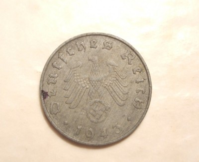 GERMANIA NAZISTA 10 FENNINGI 1943 B foto