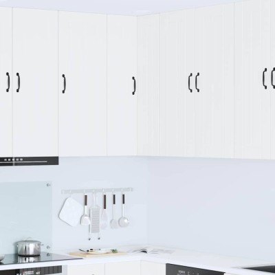 vidaXL Dulap suspendat de bucătărie Alb 57 x 57 x 100 cm Lemn compozit 885165 foto