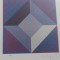 Victor Vasarely, Serigrafie- numerotata 2/40 și semnată