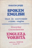 MAXIM POPP - GHID DE CONVERSATIE ROMAN - ENGLEZ. ENGLEZA VORBITA