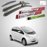 Cumpara ieftin Stergator Mitsubishi i-MiEV Hatchback (HA_) 2010+ | Set Fata si Spate Flat - TeamCar