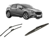 Cumpara ieftin Set 3 stergatoare MAZDA 3 (BM, BN) 2013-2019, parbriz si luneta, Bosch Twin-Aerotwin