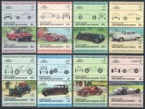 Union Island 1985 Mi 110/125 MNH - Automobile, Nestampilat