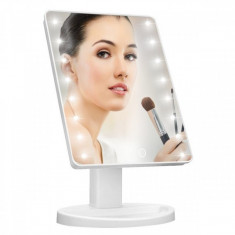 Oglinda cosmetica iluminata, cu Touch si rotire foto