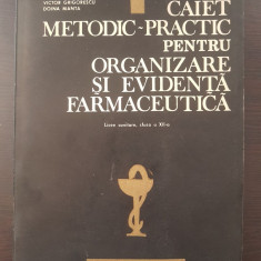 CAIET METODIC-PRACTIC PENTRU ORGANIZARE SI EVIDENTA FARMACEUTICA