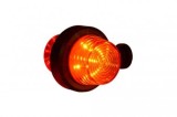 Lampa Gabarit LED 12-24V, 107mm, Rosu-Galben, Omologare E9, IP68, Camion, Tractor, Platforma Auto