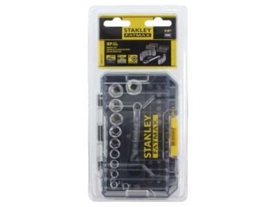 Set chei tubulare 6-puncte 1/4 37 piese Stanley foto