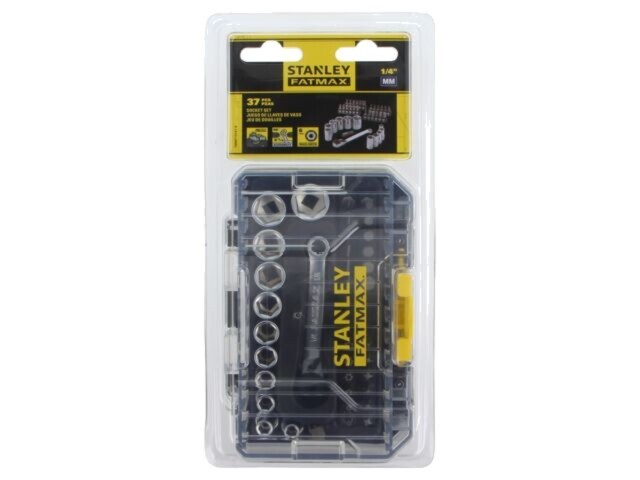 Set chei tubulare 6-puncte 1/4 37 piese Stanley