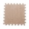 Set 10 Piese Covor tip Puzzle, Flippy, Spuma EVA, Pufos, 30 x 30 x 1 cm, Crem