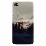 Husa silicon pentru Apple Iphone 4 / 4S, 3D Hand Ocean Render