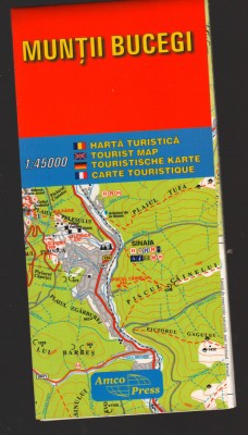 C10524 - MUNTII BUCEGI. HARTA TURISTICA, 2008 foto