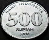 Moneda 500 RUPII / RUPIAH - INDONEZIA, anul 2016 *cod 1461