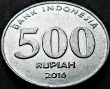 Moneda 500 RUPII / RUPIAH - INDONEZIA, anul 2016 *cod 1461