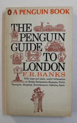 THE PENGUIN GUIDE TO LONDON by F.R. BANKS , 1968 foto