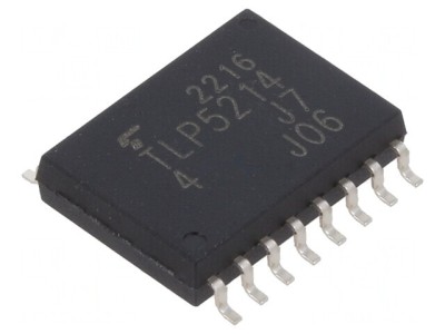 Optocuplor SMD 5kV SO16L 800mV foto