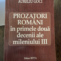 Aureliu Goci Prozatori romani in primele doua decenii ale mileniului III