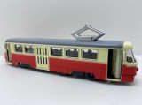 Macheta tramvai rosu cu sunet si lumini