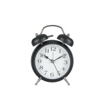 Ceas cu alarma, vintage, negru, 16x12x5,5 cm