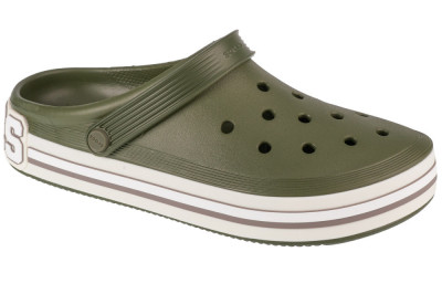 Papuci flip-flop Crocs Off Court Logo Clog 209651-309 verde foto