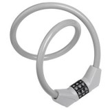 Lacăt bicicletă copii, cablu gri, cifru cu 3 simboluri, 65 cm, CMCLASS