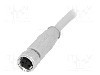 Conector M8, 3 pini, clasa etanseitate IP67, CONEC - SAL-8-RK3-3/A1 foto