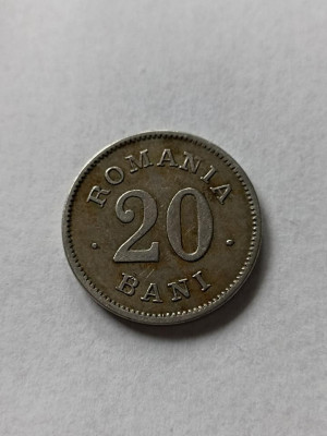 ROMANIA - 20 Bani 1900 . Piesa de colectie mai rara in aceasta stare. AUNC foto