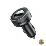 Modulator FM Bluetooth Baseus Enjoy Mp3 Player 2 x USB Negru CCLH-01