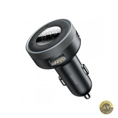 Modulator FM Bluetooth Baseus Enjoy Mp3 Player 2 x USB Negru CCLH-01