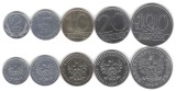 POLONIA LOT / SET : Nr 4 / 5 buc : 2 + 5 + 10 + 20 + 100 ZLOTI / ZLOTYCH 1990