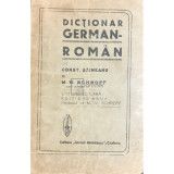 Const. Șăineanu - Dicționar german-rom&acirc;n