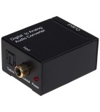 Convertor Audio Digital la Analog &ndash; Coaxial/Toslink la RCA + Sursă 5V EU