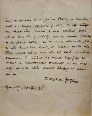 OCTAVIAN  GOGA INVOCĂ NECESITATEA UNUI  LEXICON POLITIC AL ROM&amp;Acirc;NIEI  MARI, București, 1937. foto