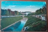 Carte postala, Bucuresti, Cheiul Dambovitei, perioada interbelica