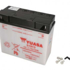 Baterie Acid/Starting YUASA 12V 19Ah 100A R+ Maintenance 186x82x171mm Dry charged without acid required quantity of electrolyte 1l 51913 fits: BMW K,