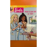 Carte Copii Barbie You Can be a Vet, Barbie Malibu &amp; Brooklyn, Tematica Veterinar, Include Stickere, Varsta 5-8 ani