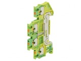 Conector Push-In pentru Șine, 4 Borne, 0,14-1,5mm2