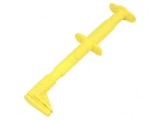 Clips de măsurare crocodil galben 4mm 5A 1kVDC