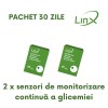 2 x Linx CGM senzor glicemie pachet 30 zile