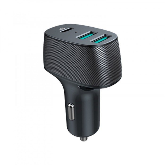 Incarcator auto 2x USB 3.0 si 1x USB Type-C 42W