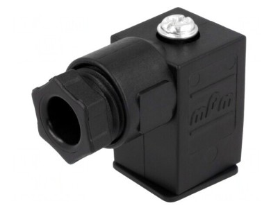 Conector cu Valvă Mufă Format C 9,4mm 3 PIN pe Cablu foto
