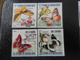 Sao Tome si Principe -Fauna ,fluturi-serie completa ,MNH, Nestampilat