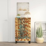 vidaXL Dulap cu sertar, 60x33x100 cm, lemn masiv recondiționat și fier 352935