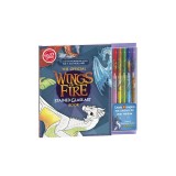 Klutzpress Wings of Fire Stained Glass Art