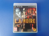 LA Noire - joc PS3 (Playstation 3), Actiune, Single player, 18+, Rockstar Games