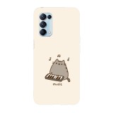 Husa compatibila cu Oppo A72, Viceversa, model Lets do music Pusheen, Silicon, TPU, Transparent, Carcasa