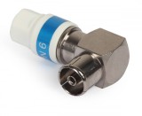 Mufa TV mama Cabelcon 90 grade, angulară, RG6, Triset-113, Self-Install, auto compresie, E3004