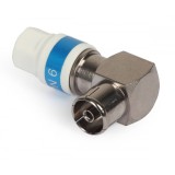 Mufa TV mama Cabelcon 90 grade, angulară, RG6, Triset-113, Self-Install, auto compresie, E3004